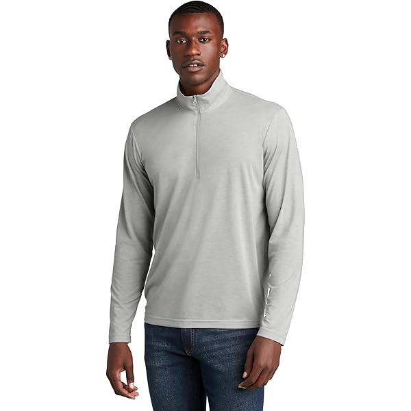 SPORT-TEK PosiCharge Tri-Blend Wicking 1/4-Zip Pullover